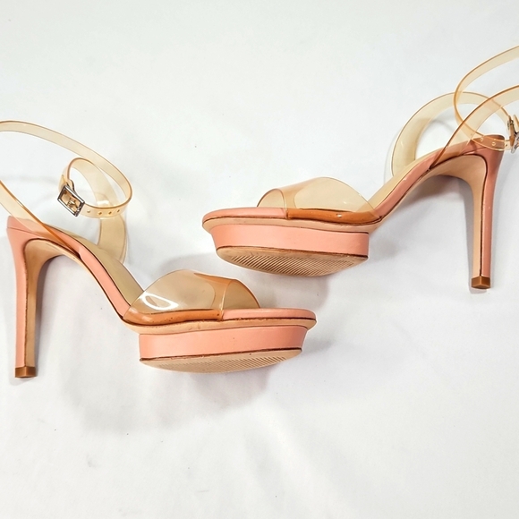 Antonio Melani Kat in Glam Nude Ankle Strap Nude/Blush Sandals Size 6 - Picture 9 of 9